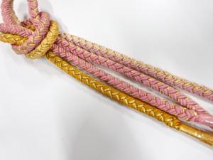 未使用品　正絹　手組帯締め